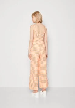 MonkiOverall / Jumpsuit - Orange Gingham -Wal C Stil Butik 8de3385a738f48dc9111bec58498be85