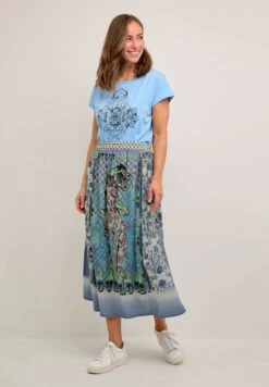 CreamCANIA - A-linjekjol - Multi Blue Tiger