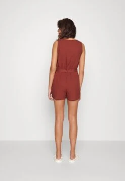 Vero ModaVMJESMILO PLAYSUIT - Overall / Jumpsuit - Marsala -Wal C Stil Butik 92fe6082ffbd40c6bf21d8867d0d1d51