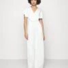 WAL G TALLWEDDING BETTY V NECK WRAP - Overall / Jumpsuit - White -Wal C Stil Butik 943a4cf41ada49e39d06fb5702ea2691