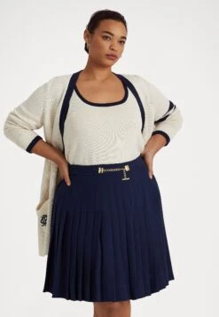 Lauren Ralph Lauren WomanDANYELE KNEE - A-linjekjol - Refined Navy -Wal C Stil Butik 966ffad85aa2481bb4eba89c4ccb62c5