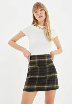 TrendyolA-linjekjol - White