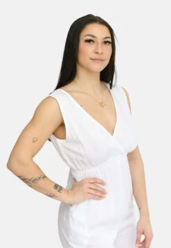 Kalo KeriAYANA - Overall / Jumpsuit - White -Wal C Stil Butik 9ef815e5c5f94f92a130237ee80b7996