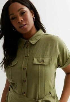 New LookOverall / Jumpsuit - Khaki -Wal C Stil Butik a025edfd0d76411eaec075dc81360899