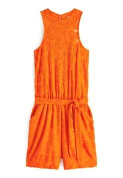 NextTOWEL PRINT - Overall / Jumpsuit - Orange -Wal C Stil Butik aba6d9335ec84dfcb7bfb177cca3eaac