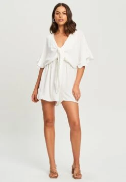 TUSSAHLIANA - Overall / Jumpsuit - White -Wal C Stil Butik ac2f915783bd411da1d4c7cb257c5cf0