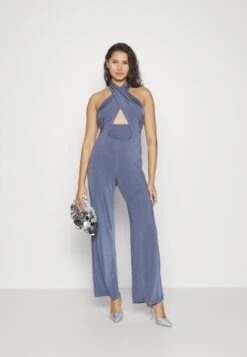 WAL G.PARTY JOJO HALTER - Overall / Jumpsuit - Denim Blue -Wal C Stil Butik b6d5f6b035d943a1a6c1e108cff594fb