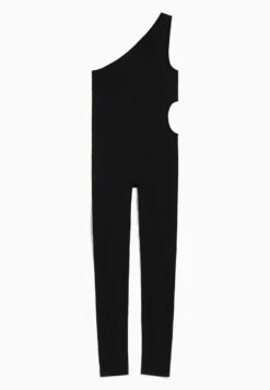 BershkaCUT-OUT SEAMLESS - Overall / Jumpsuit - Black -Wal C Stil Butik b86eca8b7b034274b6b2cab9ece75105