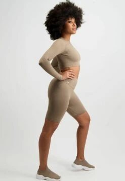 Aim'n Aim’n®RIBBED SEAMLESS BIKER - Shorts - Espresso 9 Aim'n Aim’n®RIBBED SEAMLESS BIKER - Shorts - Espresso -Wal C Stil Butik b99af932f07c488a94a8b338a965e71b