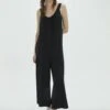 System ActionBLACK LONG FLOWING - Overall / Jumpsuit - Black -Wal C Stil Butik ba0b0c1ee0cb4f1d9f566892ca87711c