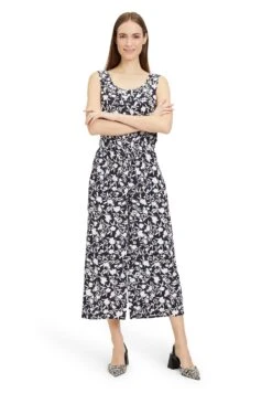 Betty BarclayMIT EINGRIFFTASCHEN - Overall / Jumpsuit - Dunkelblau/weiß