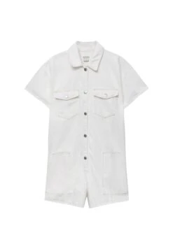 PULL & BEAR PULL&BEAROverall / Jumpsuit - White -Wal C Stil Butik c4a972779b7e4c8c958cfe8ccebb86c2