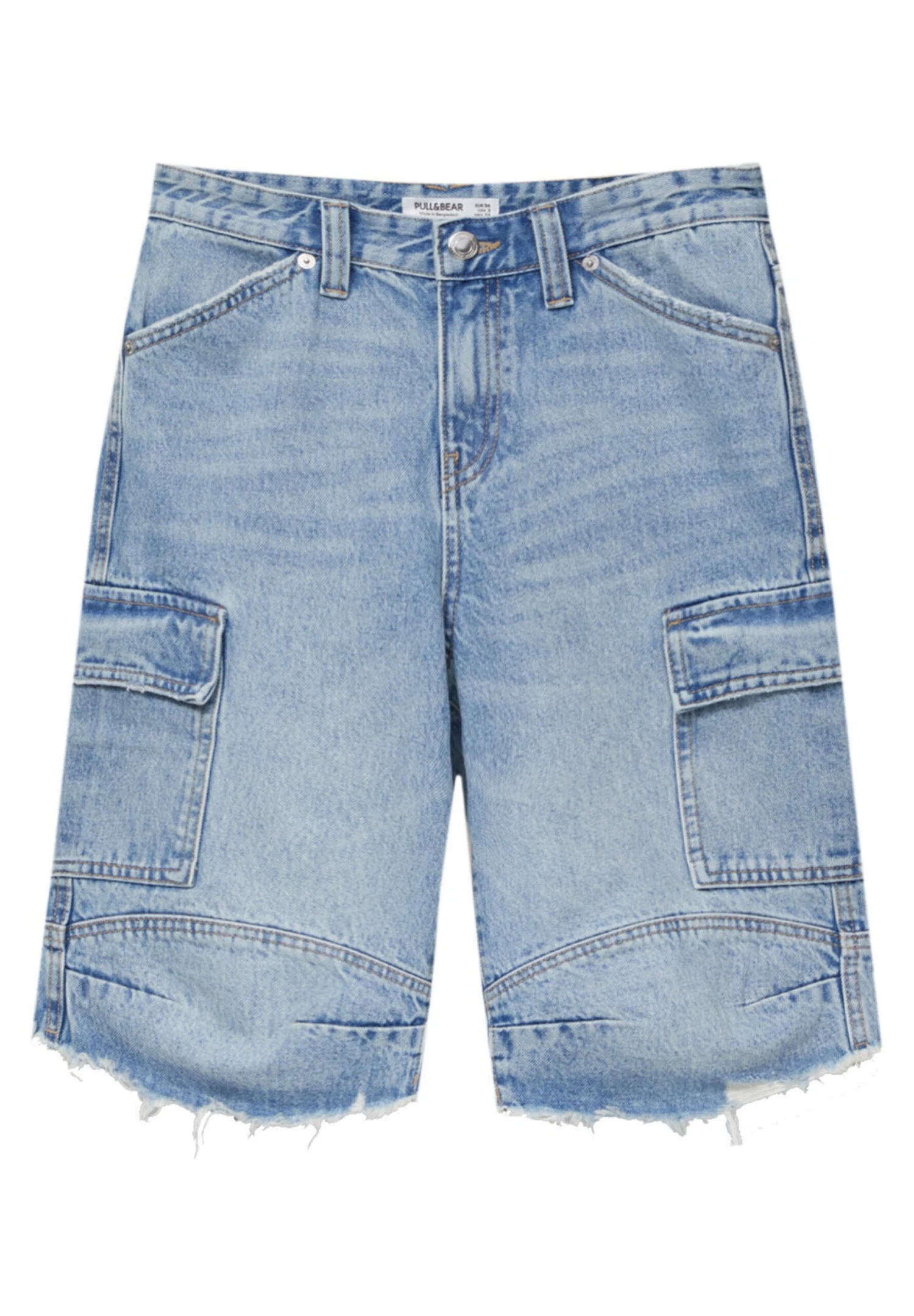 PULL & BEAR PULL&BEARBERMUDA - Jeansshorts - Blue Denim 7 PULL & BEAR PULL&BEARBERMUDA - Jeansshorts - Blue Denim - Bild 5