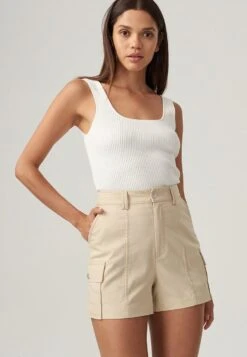 ST MRLOBOBBY - Shorts - Beige -Wal C Stil Butik c705c9a96ff84979baba02f6da6f1ce3