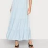 ONLYONLPEAMA SKIRT - Maxikjol - Light Blue Denim -Wal C Stil Butik c7cd0576be2f47fb8dc21df694d7fef5