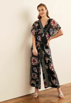 NextBATWING STANDARD - Overall / Jumpsuit - Navy Blue Sparkle Floral