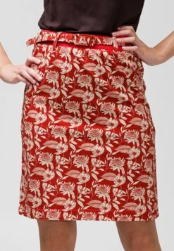 4funkyflavoursI THINK I LOVE YOU - FLORAL - A-linjekjol - Red