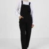 ModanisaBENIN - Overall / Jumpsuit - Black -Wal C Stil Butik d94c7ce03105408293ddc5cea39ad6d8
