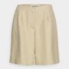 ICHIVILNA - Shorts - Pale Khaki Melange -Wal C Stil Butik da14b675a8144adb840dfd5031bfb5f4