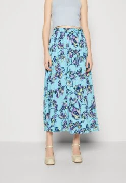 YASHW ANKLE NOOS - Veckad Kjol - Blue