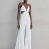 Et OchsWEDDING CARTER WIDE LEG - Overall / Jumpsuit - Optic White -Wal C Stil Butik e00ab346b63f4c0ea7157126a4ab805d