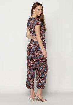 KoroshiSHORT SLEEVE - Overall / Jumpsuit - Multicolor Multi Coloured -Wal C Stil Butik e09289ba299a413c927bfcb5a72e480f