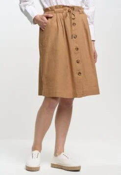 Big StarALBANETTA - A-linjekjol - Beige