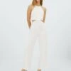 StradivariusNECKHOLDER - Overall / Jumpsuit - White -Wal C Stil Butik e226bc3b6bf4484a8249b97a10b824da