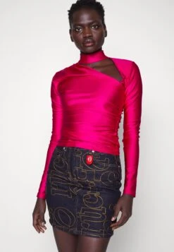 FiorucciEMBROIDERED DENIM MINI SKIRT - Minikjol - Brown -Wal C Stil Butik e31deb1f1b434251a1936c3c53a80cab