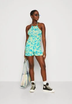 Even&OddOverall / Jumpsuit - Green/yellow -Wal C Stil Butik e5b8fa876bd34298b14a1ad39921587d