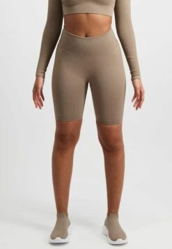 Aim'n Aim’n®RIBBED SEAMLESS BIKER - Shorts - Espresso