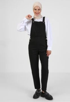 ModanisaBENIN - Overall / Jumpsuit - Black -Wal C Stil Butik e7fb9ed398a84f79ba8d823539671332