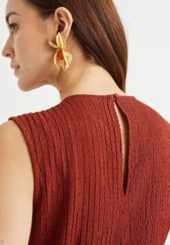 WE FashionMET STRUCTUUR - Overall / Jumpsuit - Brown -Wal C Stil Butik ebb97d35900745e7b3af7d0a504bbfd7