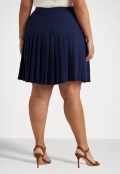 Lauren Ralph Lauren WomanDANYELE KNEE - A-linjekjol - Refined Navy -Wal C Stil Butik f5ca3074fadc46a298db01c1354baedf