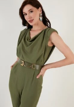 LELAREGULAR FIT - Overall / Jumpsuit - Light Khaki -Wal C Stil Butik f7f1d3d69b114c0384992d38feebe556