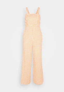 MonkiOverall / Jumpsuit - Orange Gingham -Wal C Stil Butik f8b04689808746c6b3827065037da290