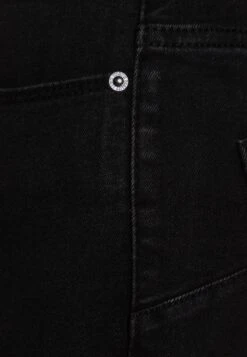 Vero ModaVMLUNA SEVEN KNICKERS - Jeansshorts - Black Denim -Wal C Stil Butik fb052a3405cc4711ae2cb4649cdb853c