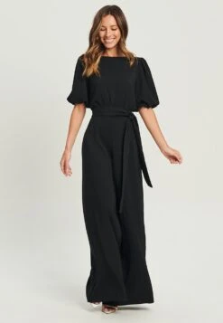TUSSAHLYLA - Overall / Jumpsuit - Black -Wal C Stil Butik fb1ea247cfac4a28a1418bb301ce820f