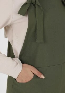 ModanisaUNLINED TAVIN - Hängselbyxor - Khaki -Wal C Stil Butik fd4737bec3f14396b32bee11066e06d1